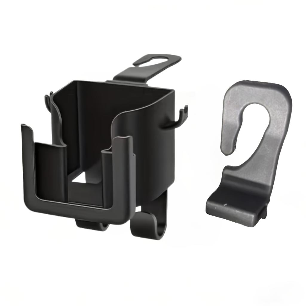 S Universal Car Seat Back Storage Organizer With Cup Holder, Phone Holder & Hooks, Space-Saving Car Organizer For Bottles