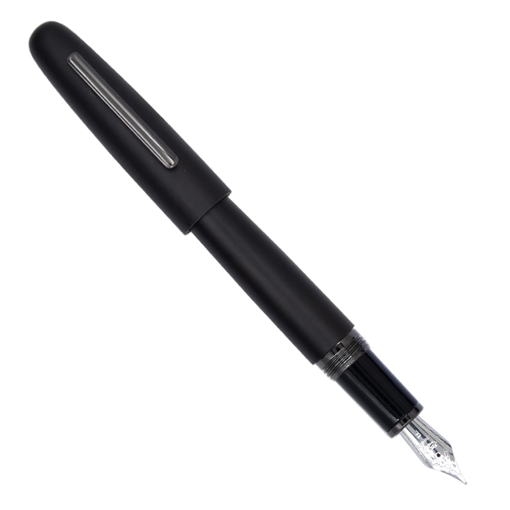 Ranvi Jinhao 9056 Natural Wood Vintage Fountain Pen with Fine Ebony Nib,