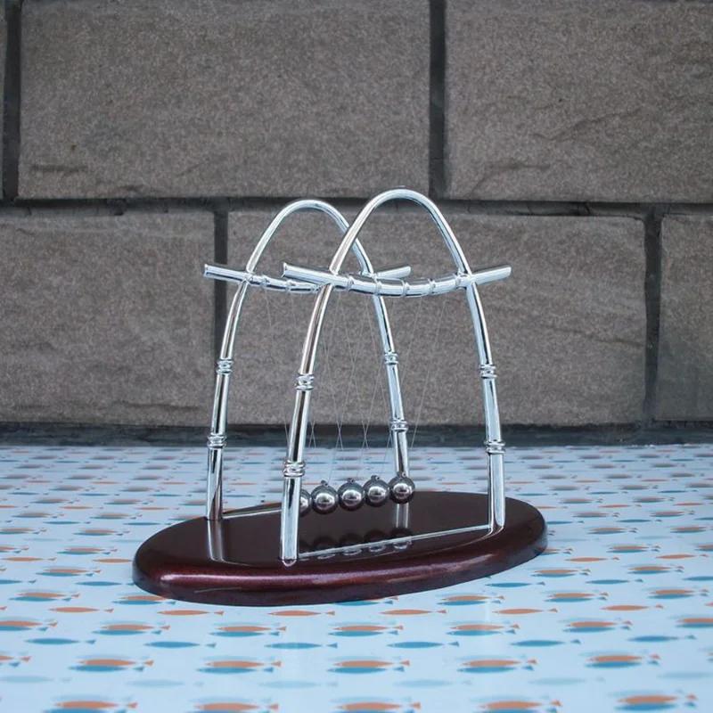 Wahadło Newtona Kulki Balansujące Kulki Obrotowy Ruch Wieczny Nauka Fizyczna Zabawka Wahadłowa Prezent Fizyka Tumbler Rzemiosło Dekoracja Domu