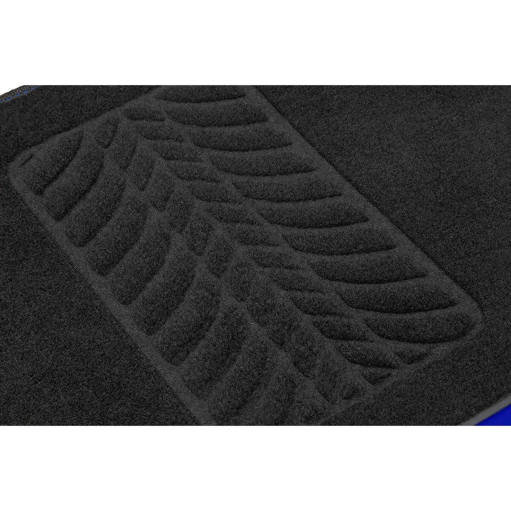 Sparco F510 Car Mat Set Universal Carpet Black Blue 4 Pieces