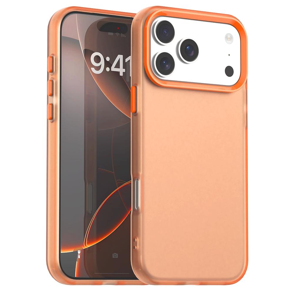 For iPhone 17 Pro Case PC+TPU+PET Matte Anti-Drop Phone Back Cover