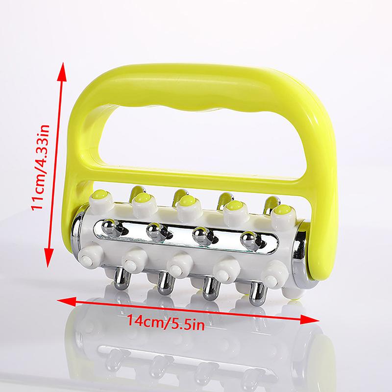 Cellulite Massager Roller Handle Fat Press Lymphatic Drainage Massager Body Muscle Massage Roller Myofascial Release Fitness