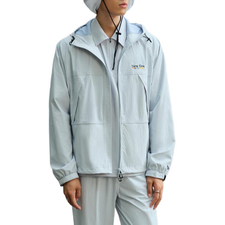New Era SS26 Urban Exploration Series Outdoor Water-Resistant Hooded Zip-Up Breathable Mesh Loose Jacket Unisex jackets 14905128