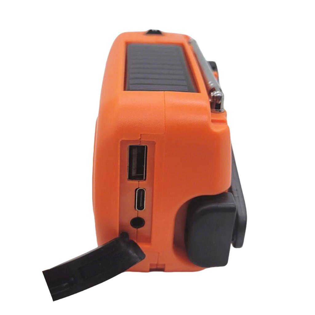 2025 Multifunctional Solar Hand-Crank Emergency Radio with LED and Power Bank