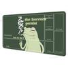 Cute Green Frog Mouse Pad 350*600 Card Desk Mat Large Computer Office Mousepad XL Anti-slip for MTG DTCG CCG RPG Trading Playmat