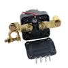 High Power Battery Disconnect Switch with Integrated Voltmeter for RV and Yacht Applications 300A 12V to 48V Compatible