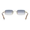 MIU MIU Logo Metal Rectangular Sunglasses Women Sunglasses Light-Gold MUB50SZVN80O