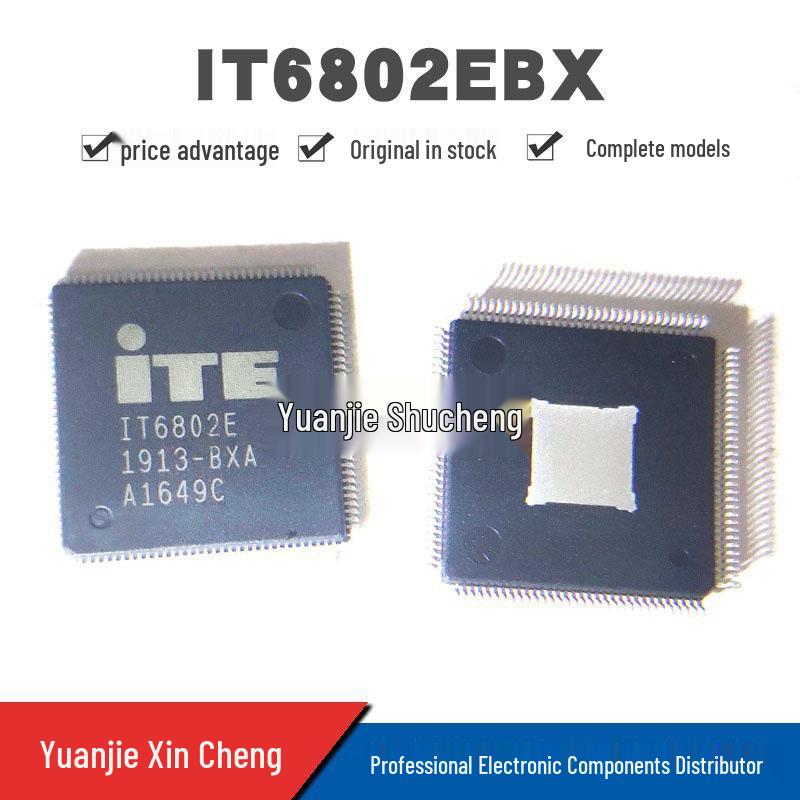 IT6802EBX SMD QFP-128 HDMI 1.4 Dual-Port Receiver - Original Product