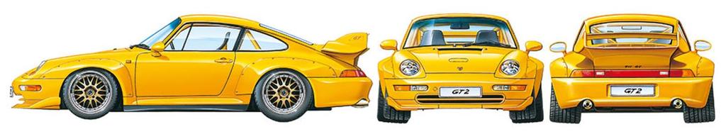 Tamiya Sports Car Series 247 Porsche GT2 Road Version Clubsport Plastic Model Kit 24247 1/24 No.