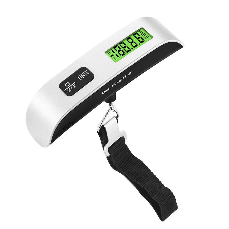 Digital Handheld Luggage Hook Scale - 50kg Capacity