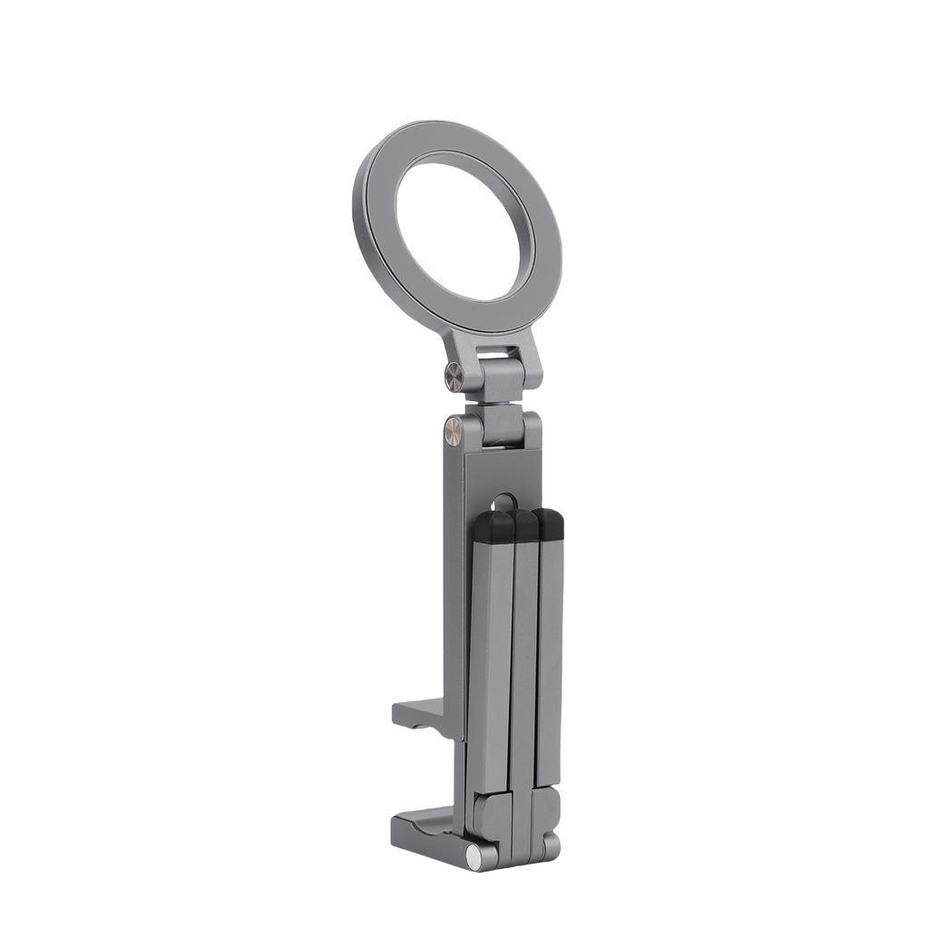 Magnetic Phone Tripod Portable Tripod Stand with Rotation Foldable Aluminum Alloy Holder Fit for 16 15 14 13 12 Smartphones