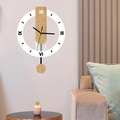 Acrylic Hanging Clock Minimalist Scale Clock Unique Digital Wall Clock  School
