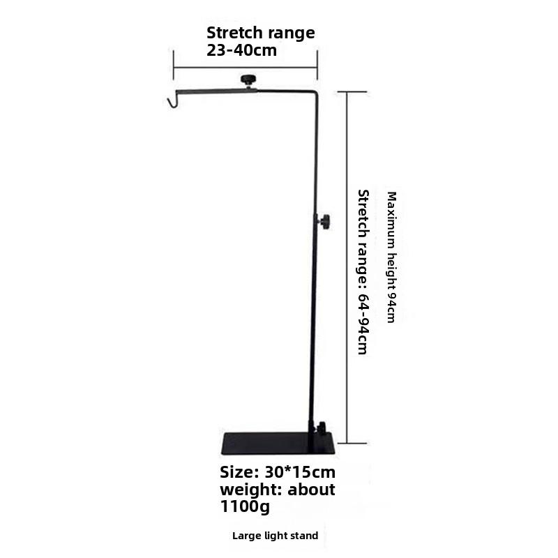 Stojak na lampę dla gadów Regulowany stojak podłogowy Uchwyt na światło lądowe Metalowy stojak na lampę Wspornik do szklanego terrarium Światło grzewcze