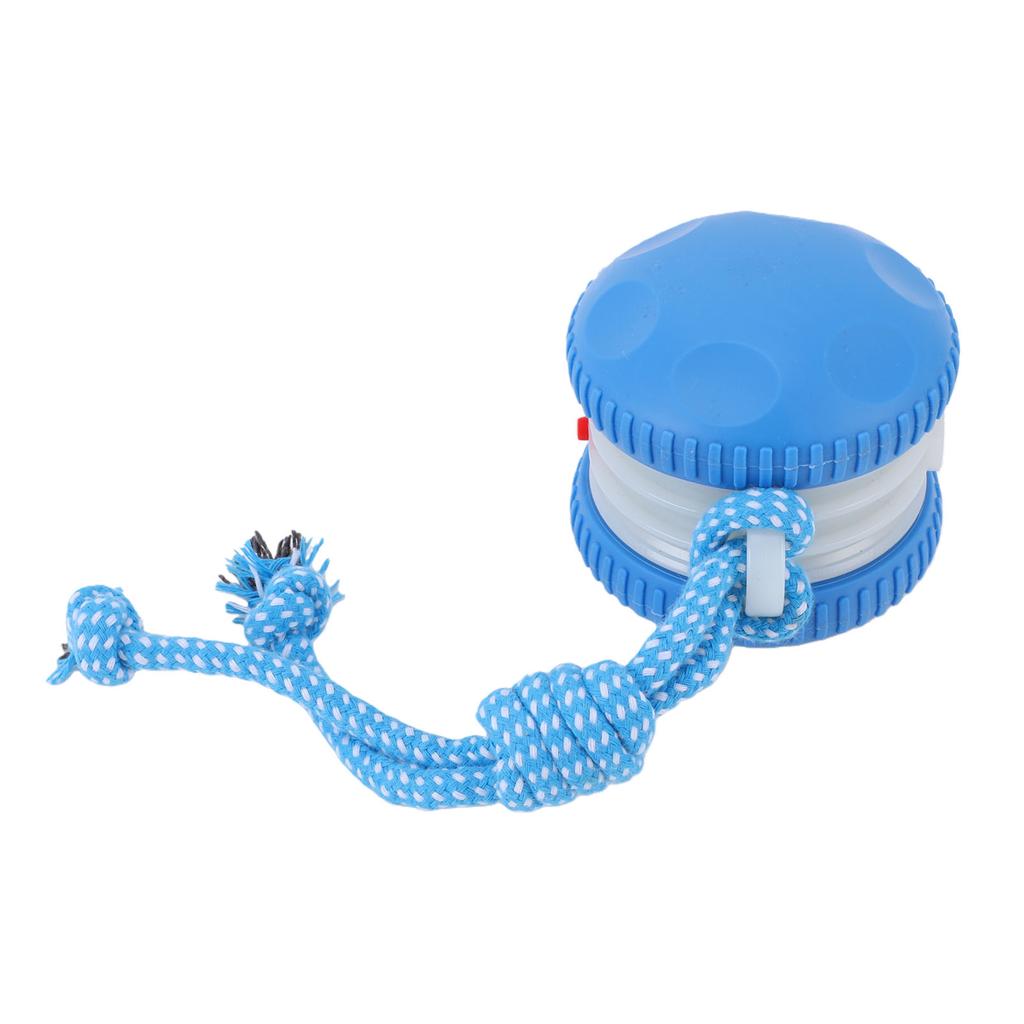 Interactive Dog Toy Random   Electric Automatic Moving and Rolling Dogs Toy with Rope for Small Medium Large Dogs Blue
