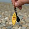Portachiavi Kayak Stampato in 3D, Portachiavi Ciondolo Kayak, Ciondolo Remo da Kayak con Portachiavi, Regalo Unico per Appassionati di Kayak