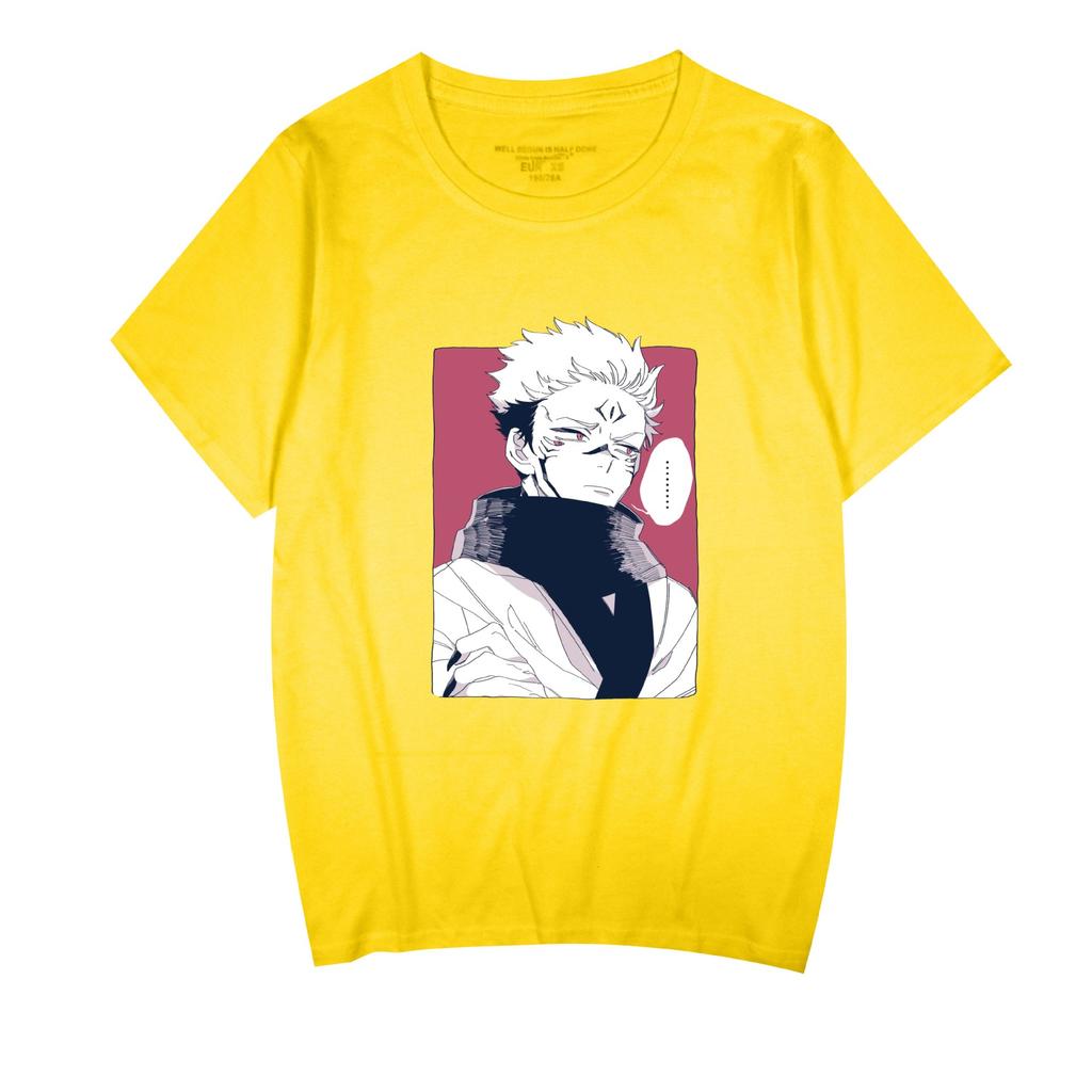 Jujutsu Kaisen Shirts Round Neck Short Sleeve Funny Clothes Jujutsu Kaisen Printed Unisex T-Shirt