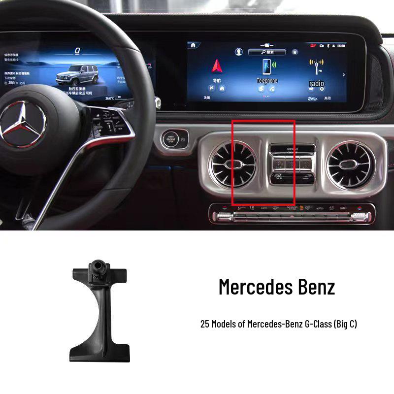 Soporte para Teléfono Móvil para Mercedes-Benz Clase E, C, GLC, GLE, G, V, R, S, A, GLB, GLA