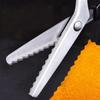Stainless Steel Serrated Edge Cocktail Decoration Scissors