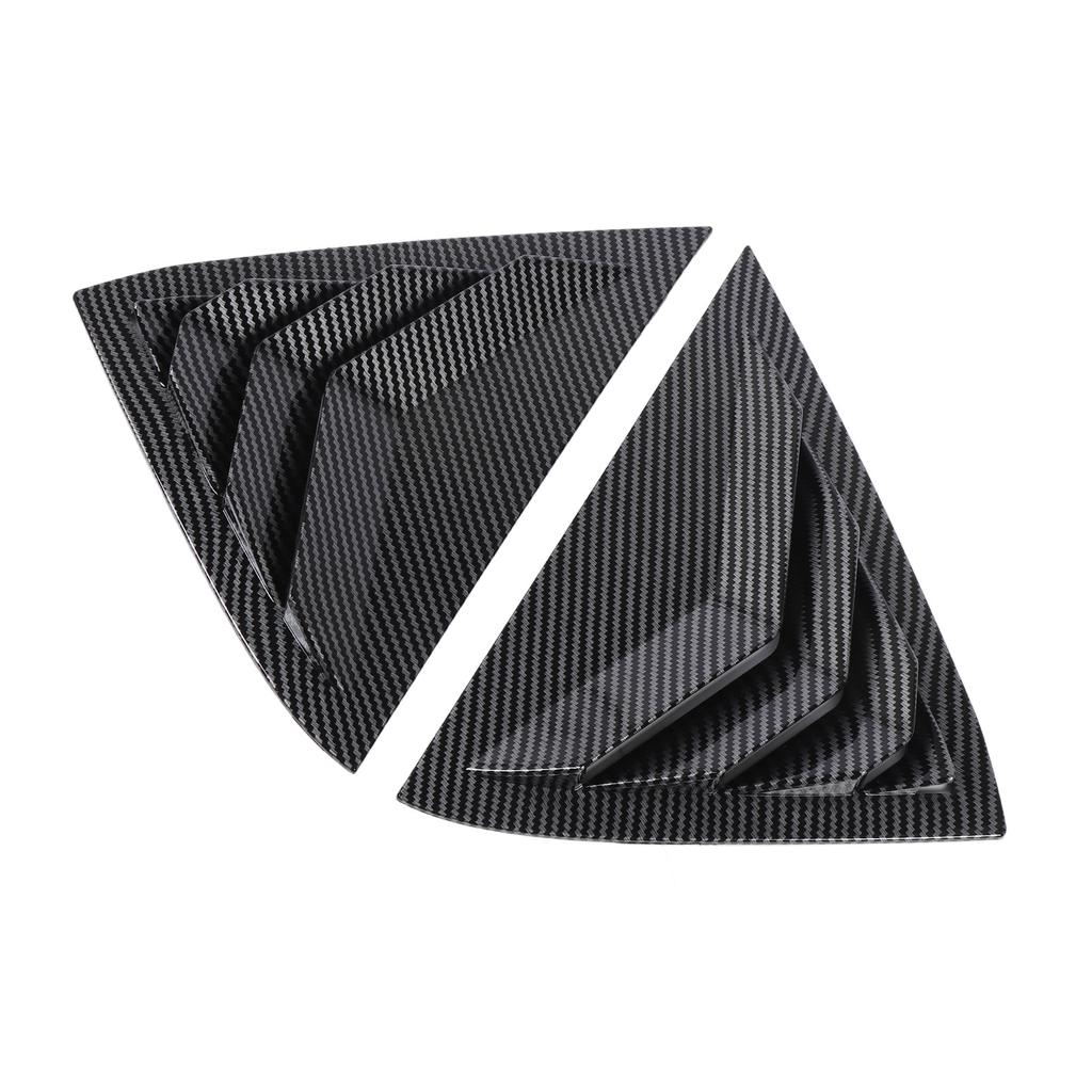 1 P  Rear Side Window Louver Privacy   Reduce Temperature Window Louver   Vent Scoop Shade Cover Blind for   MK7 7.5 2008 to 2017