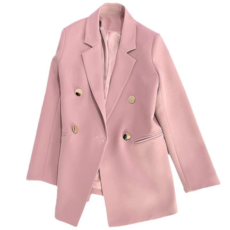Women's Suit Coat Elegant Sports Casual Blazer Korean Fashion Luxury Jacket Spring Autumn Solid Color Ladies Clothing Plus Size