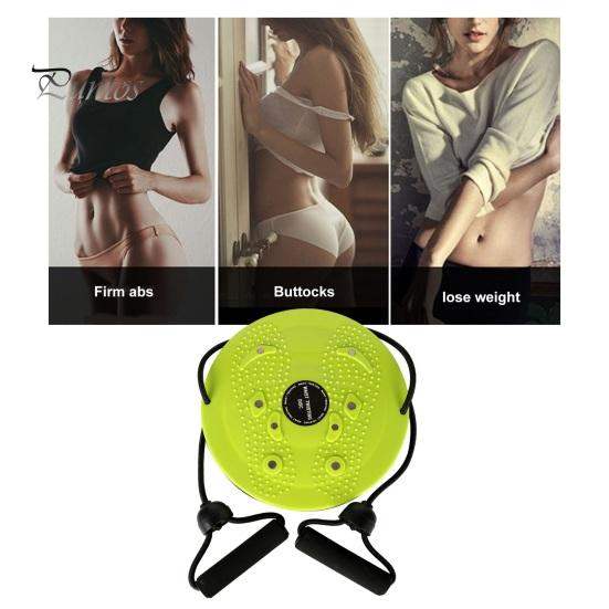 Fitness Journey Excitement Women Body Shaping Waist Twister Magnetic Stone Whisper Disc Exerciser with Pull Rope Home Slimming Twisting Plate