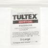 TULTEX 90s Message Print Short sleeve T-shirt XL White system Old vintage Men's Used