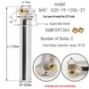 45° CNC Insertable Inner/Outer Chamfer Tool with Up/Down Back-Reaming Holder
