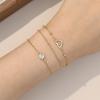 Fashion Jewelry Micro Inlaid Zircon Chain Bracelet for Women 925 Sterling Silver Versatile butterfly Heart Bracelet Jewelry
