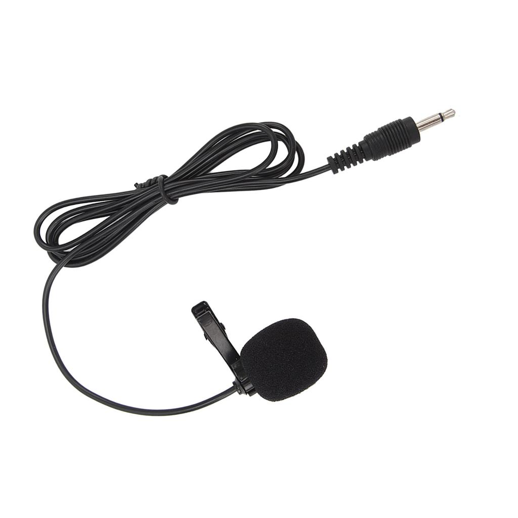 Lavalier Microphone for Computer Small Lapel Microphone Noise Cancelling Clip On Microphone for 3.5mm Laptop Recording