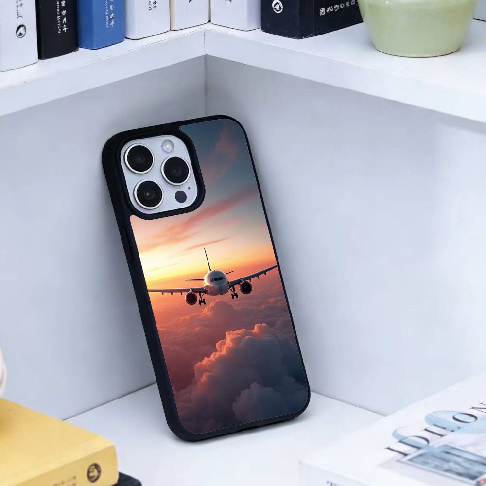 Airplane  Phone Case For iPhone 17,16,15,14,13,Pro,Max,Plus,Magnetic For Magsafe Wireless Charging