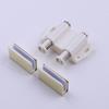 1/2/3 Sets Magnetic Glass Door Catch Latch Closure Adhesive Mounting Push Open Single Glass Door Catch with Cabinet Clamp Fit for 3-6mm Glass