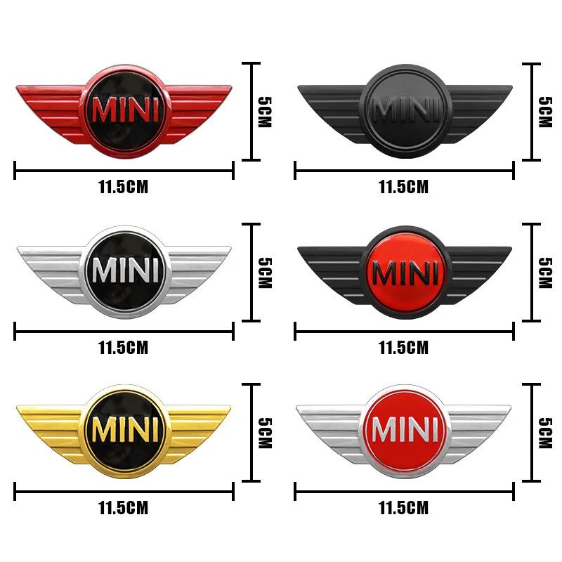 Pour BMW Mini Cooper R55 R56 R50 R53 R60 F55 F56 1 Pièce Autocollants de Voiture en Métal 3D Coffre Carrosserie Emblème Badge Décoration Accessoires Auto