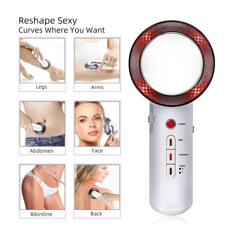 Ultrasound Cavitation EMS Face Body Slimming Massager Lipo Fat Burner Machine Galvanic Infrared Ultrasonic Weight Loss Machine