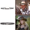 Hat Bands Beaded AdjustableUnisex Western Hat Jewelry FedoraCowboyHat Bands