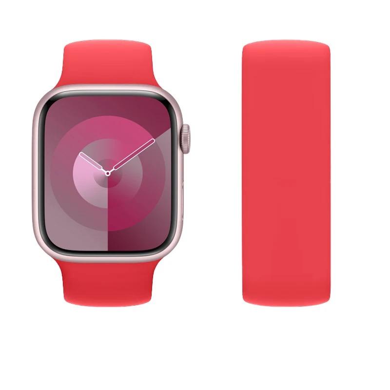 Straps for Apple Watch Band 40mm 44mm 45mm 41mm 46 mm 49mm 42mm Elastic Solo loop bracelet iWatch series 3 SE 6 7 8 9 10 ultra 2