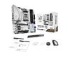 Asrock B650M PG Riptide WiFi White Compatible with AMD Ryzen 7000 Series CPUs B650 Micro ATX White Domestic Distributor Motherboard, (Socket AM5),