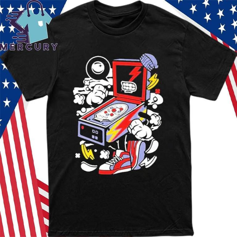 Stern Crazy Pinball Give A Way T-Shirt Unisex T-Shirt L