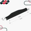 Kotarbau® Modern Edge Furniture Handle Aluminum Matte Black 192 / 212 Mm Set Of 6