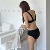 Special Offer Korean New Split Swimsuit Women's Solid Color Pure Desire Wind Sexy Split Triangle Small Chest Hot Spring Swimsuit