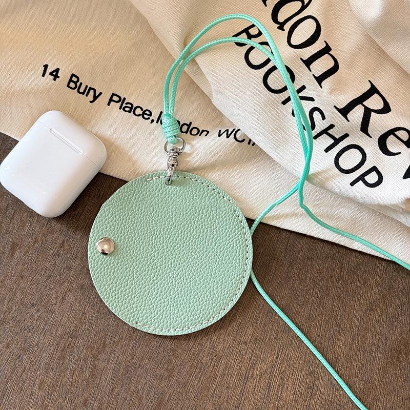 

Нова сумка для зберігання, на шию, Bluetooth-гарнітура, окуляри, ключ, шкіра, портативна, проста сумка, намисто