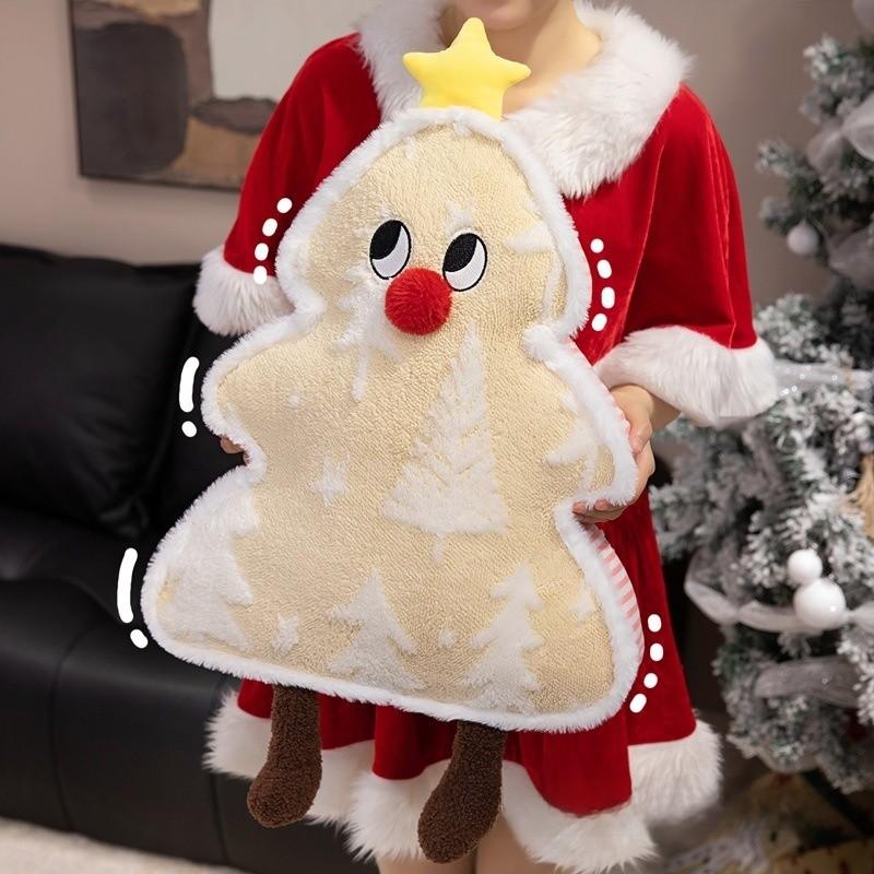 Christmas Tree Stuffed Toy With Durable Plush For Kids Christmas Gift And Room Decor