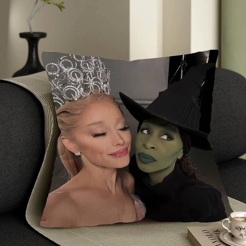 WickeES Elphaba Glinda Pillow Gifts Home Office Furnishings Bedroom Sofa Car Cushion Cover case xcm