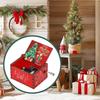 Merry Christmas Music Box Decoration Small Decorative Lightweight Musical Hand Cranked