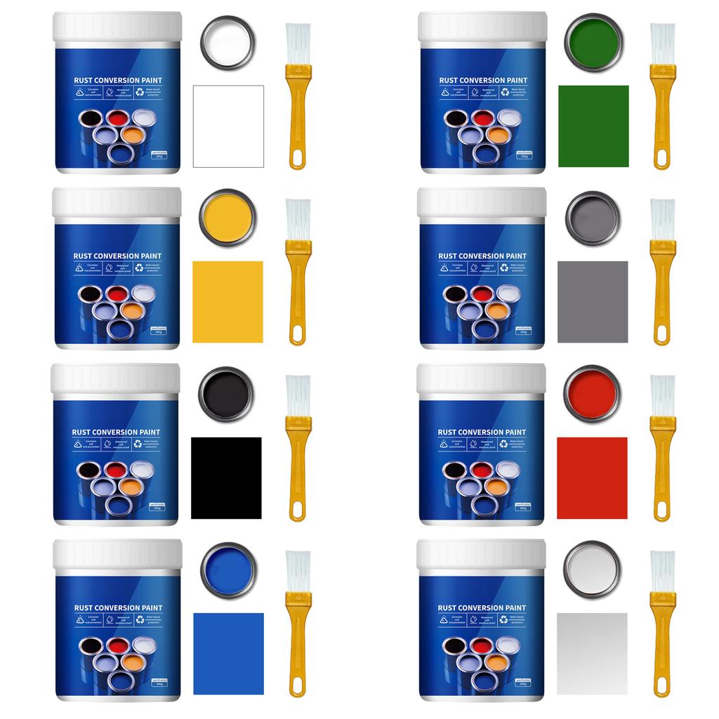 Pretvárače hrdze Kovová farba Vytvára vodotesnú vrstvu pre ochrannú Vhodná na nočné použitie a do vlhkého prostredia