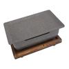 BBQ Cooking Stove Heat Resistant Wooden Insulation Support Hollow Air Intake Table Top Barbecue