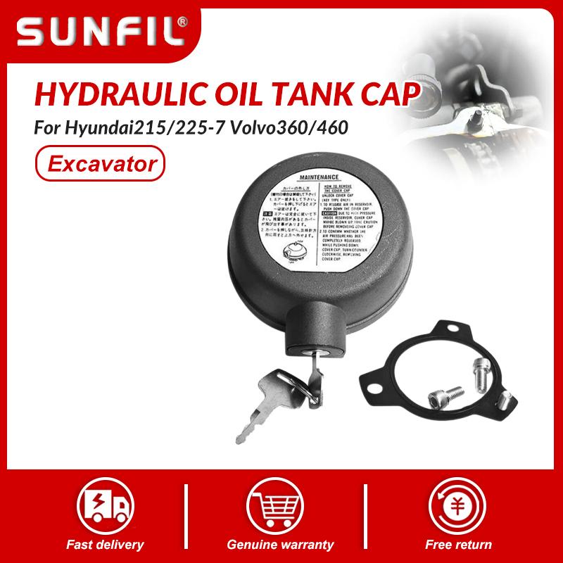 Excavator hydraulic oil tank cap for Hyundai215/225-7 Volvo360/460