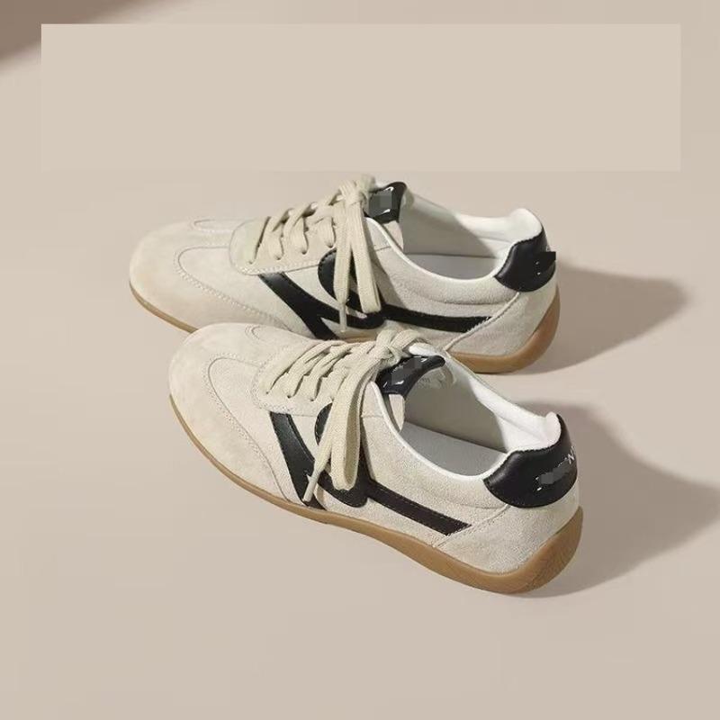 

Retro casual platform autumn new versatile shoes flat-bottomed breathable sneakers women s shoes 40 абрикосовий