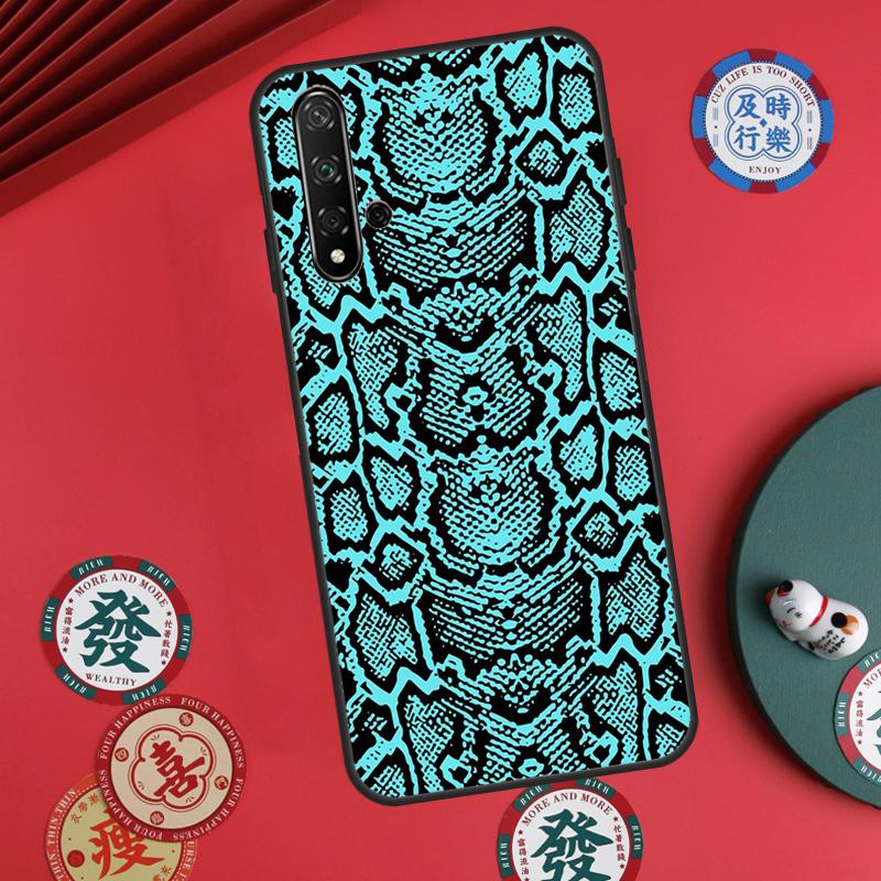 Schlangenhaut-Print Für Huawei Nova 12s 7i 8i 11i 12i Y73 Y70 Y90 Y60 Y72 Y61 Y91 9 10 SE P30 Pro P40 Lite Hülle