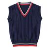 Kids' Cotton Knitted Sweater Vest for Boys & Girls - Autumn/Winter School Uniform