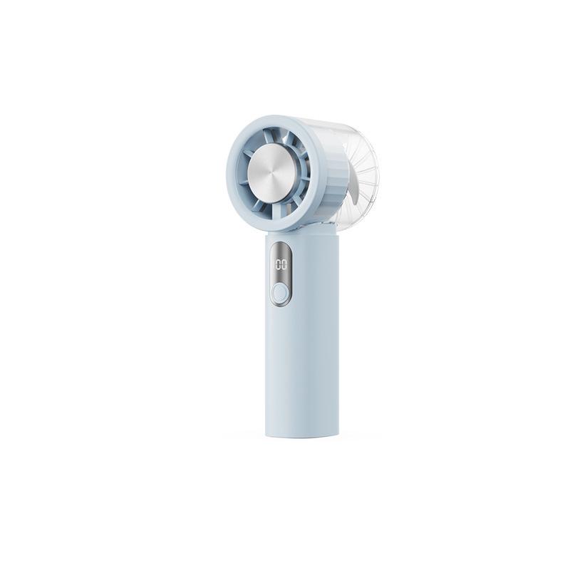 Su Mi Ice Pack Handheld Fan: 100 Gears, Portable High-Speed Semiconductor Cooler 54*56*150mm синий